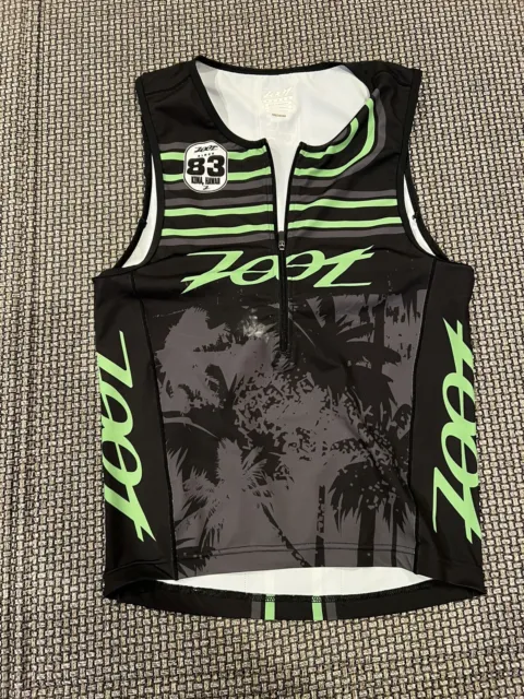 Mens Zoot Kona Hawaii Ironman Cycling Triathlon Tri Top Jersey Medium New