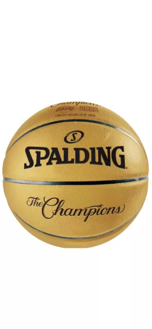 Los Angeles Lakers Gold Spalding 2020 NBA Finals Championship Basketball #821