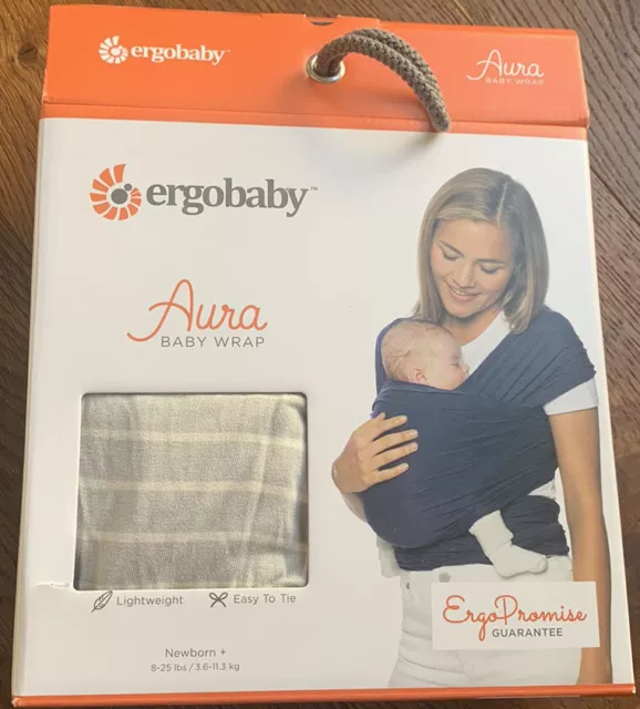 Ergobaby Aura Tragetuch für Neugeborene bis Kleinkinder, Sling
