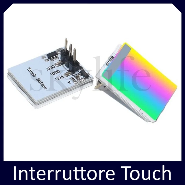Modulo Interruttore Touch Capacitivo 12V - Pulsante Moderno Per Progetti Elettronici, Con Funzione Autobloccante - Foto 6