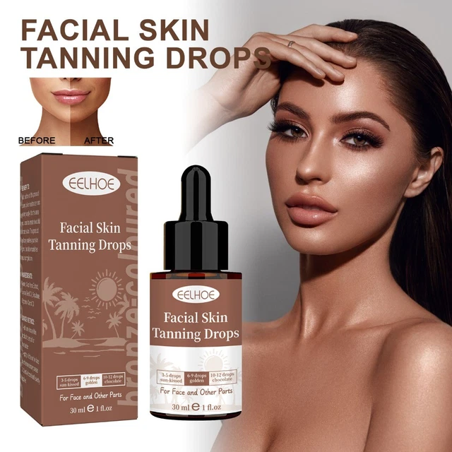 Gocce abbronzanti pelle viso autoabbronzante per abbronzatura viso abbronzatura B