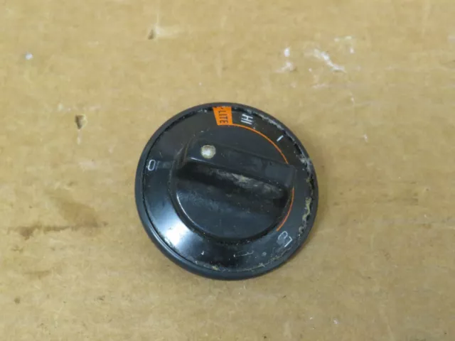 GE Range Control Knob w/ Wear/Staining Part # WB3K5047