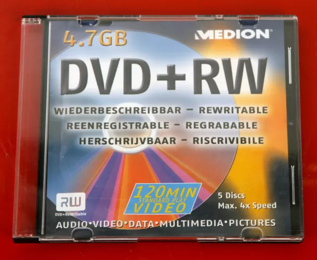 MEDION DVD+RW 4.7 GB in Jewel Case