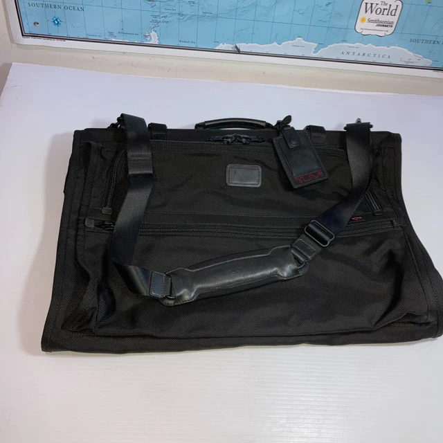Tumi Alpha Garment Bag Black Ballistic Nylon Tri-Fold 22133DH 3