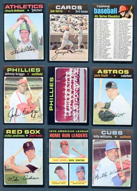 1971 Topps Baseball Partial Set (550) VGEX to EXMINT *GMCARDS*