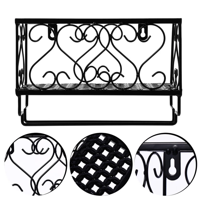 Household Wall Mounted Cup Holder Wine Glass Hanger Rack Goblet Clothes