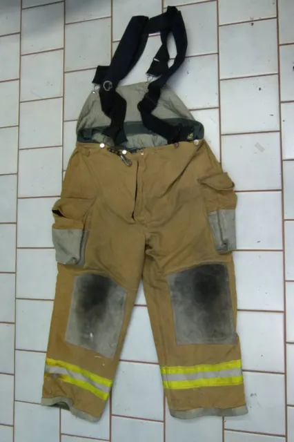 Lion/Janesville Turnout Protective Gear Firefighters Pants w/ Suspenders Sz 44R