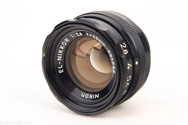 Nikon El-Nikkor 50mm f/2.8 Darkroom Photo Enlarger Enlarging Lens M39 Mount V29