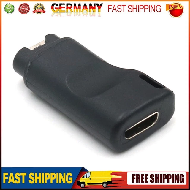 USB Ladegerät Adapter Konverter für Garmin Fenix ​​7 7S 7X 6 6S 6X (Micro USB)