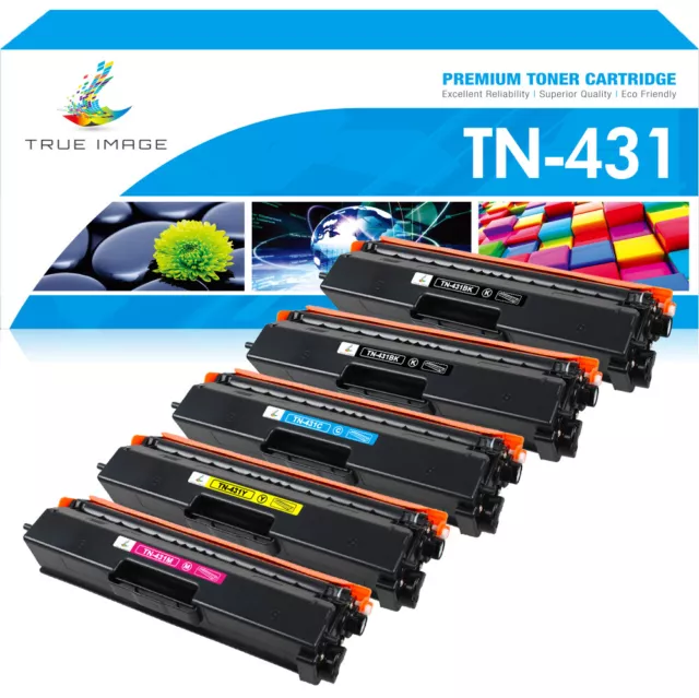 5x TN-431 Toner Compatible With TN-433 Brother HL-L8260CDW MFC-L8610CDW L8900CDW