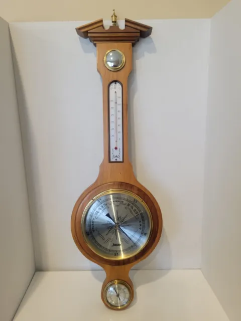 Vintage Jason Banjo Weather Station Barometer Thermometer & Hygrometer