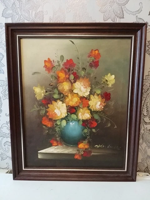 Peinture à l'huile de bouquets - France