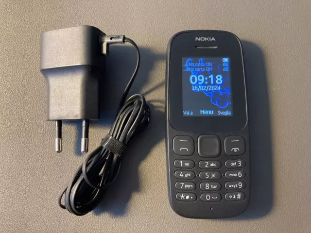 Nokia 105 Dual SIM Cellulare - Nero (2017)