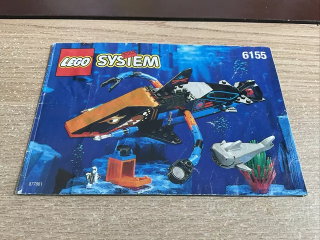 Lego solo istruzioni manuale Deep Sea Predator 6155 SW