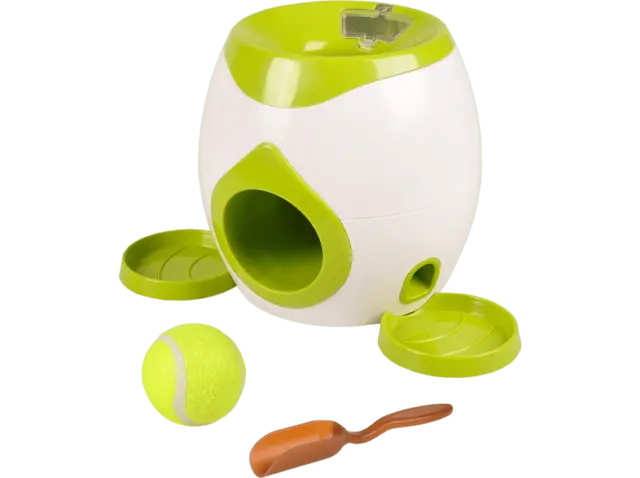 Juguete - Flamingo Wilson, Dispensador de pelotas/ snacks, Verde