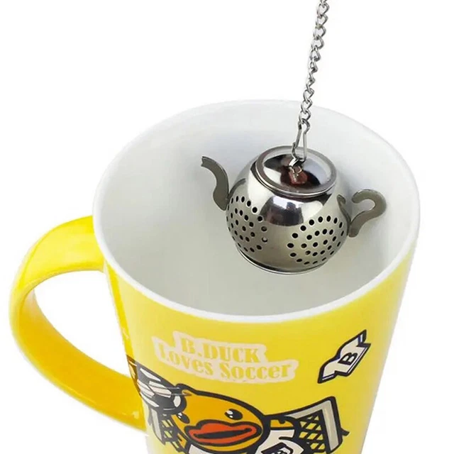2Pcs Tea Infuser, 2 Size Tea Steeper with Extended Chain