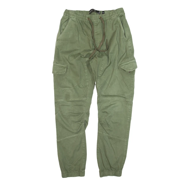 INDICODE JEANS Pantaloni cargo verdi regolari conosi W28 L28