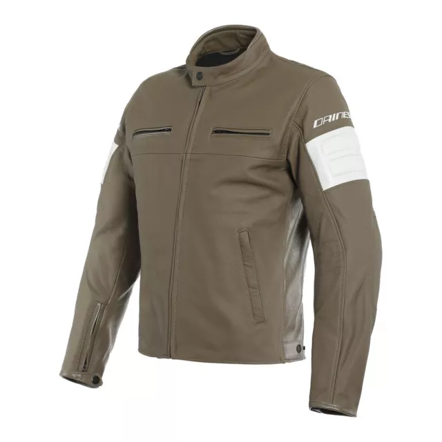 Motorrad-Jacke Mann Original Dainese Leder San Diego Leather Jacket Brown