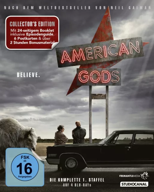 American Gods - Die komplette 1. Staffel (Collector's Edition, 4 Discs)