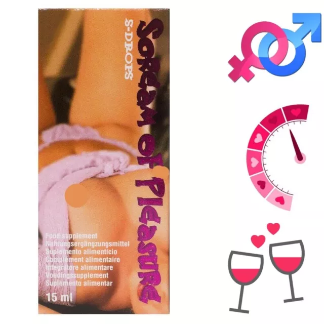 Scream Of Pleasure 15ml for Her Sex Drops Women Libido Enhancer Spanish Fly Love