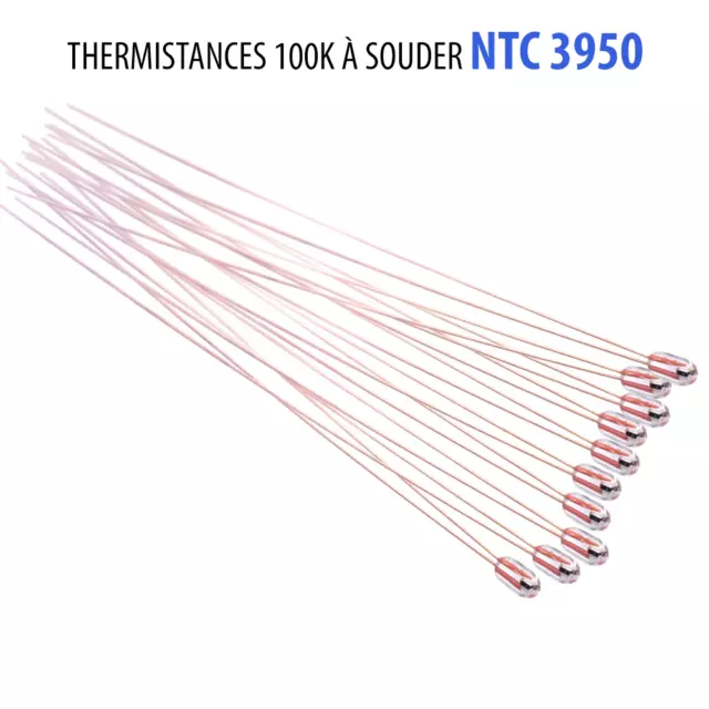 100K Ohm NTC 3950 Thermistor Temperature Sensor 3D Printer Reprap Prusa MK2a etc