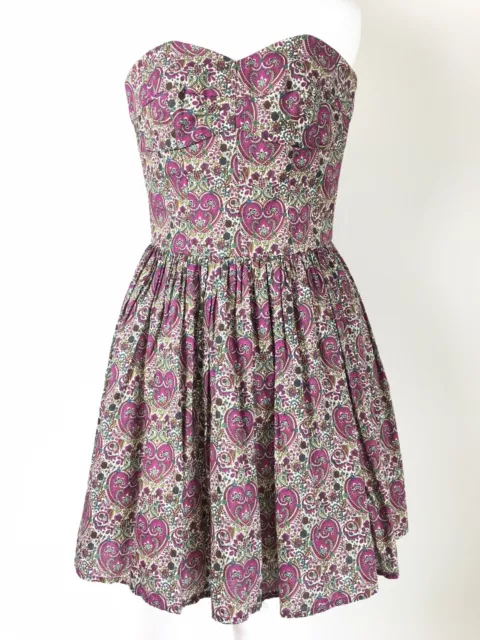 JACK WILLS Prom Dress Liberty of London Limited Edition Pink Floral UK 8 US 4 29.99 PicClick UK