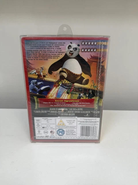 RARE KUNG FU panda Sealed 2008 DVD With Po Plush Toy £11.12 - PicClick UK