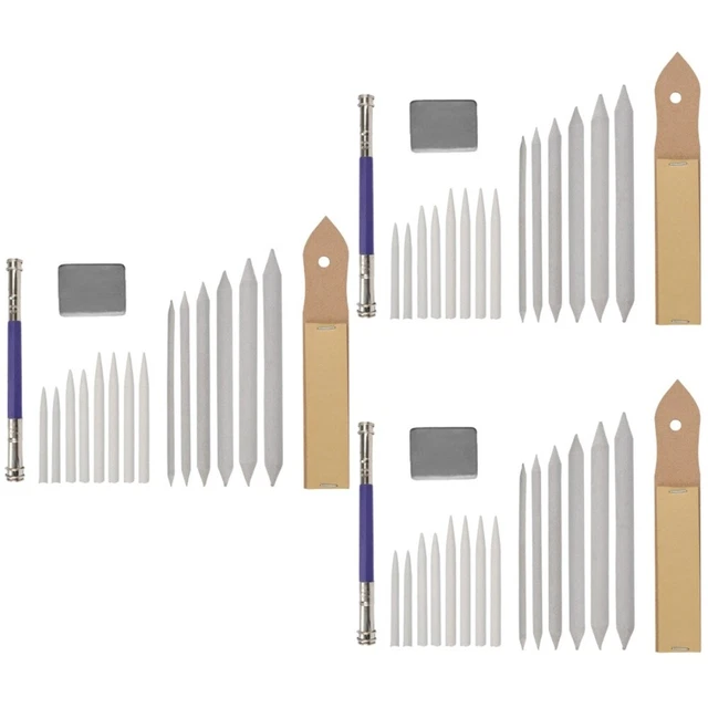 3 piezas Blending tocones dibujo accesorios boceto Blending papel
