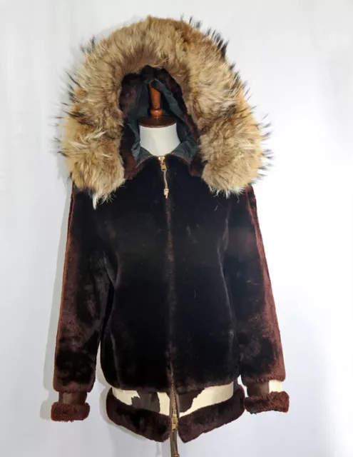FUR COAT - Vintage Fur Coat - David Green Original - Fur Parka ...