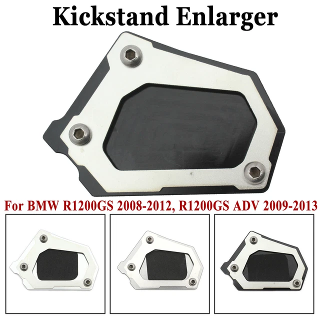For BMW R1200GS 2008-2013 Kickstand Pad Enlarger Side Stand Extension Plate