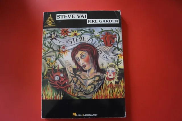 Steve Vai - Fire Garden. Songbook Notenbuch. Chitarra vocale