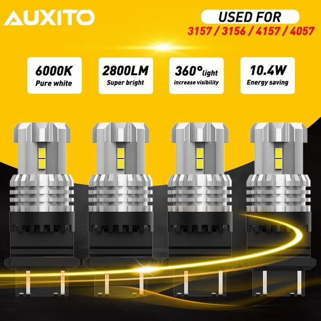 4PCS AUXITO 3157 3156 LED Backup Tail Reverse Light Bulb White for Ford F-150 US