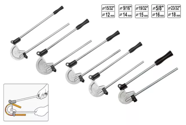 Cintreuse Manuelle Rohrbiegerzange Pinces de Cintrage Ø 12, 14, 15, 16, 18 MM