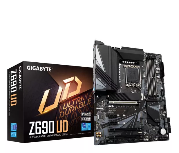 Outlet GIGABYTE Z690 UD LGA 1700 DDR5 3xM.2 6xSATA 1xHDMI 1xDP ATX MB Mainboard