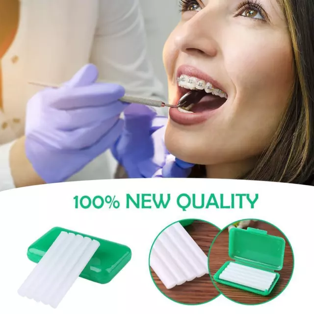 5pcs Scent Dental Orthodontics Wax Teeth Gum Braces Bracket (Watermelon) #Q