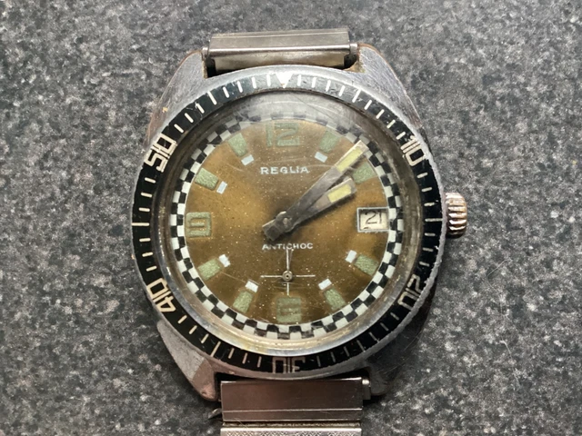 Montre De Plongée Vintage H&R Super Datomatic - Neuf Sans étiquette - Pour Homme
