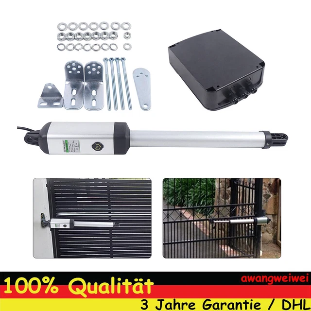 Jaxguom Flügeltorantrieb 600kg - Automatischer Toröffner Für Doppelflügeltore