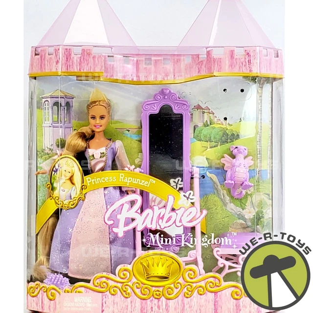 BARBIE MINI KINGDOM Princess Rapunzel Doll & Accessories 2005 Mattel 
