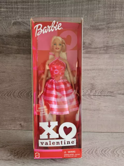 Vintage 2002 Barbie XO Valentine Mattel #55517 Barbie Doll Vday Valentine's New