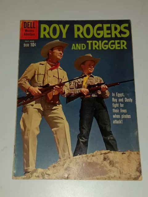 ROY ROGERS AND Trigger #138 Vg/Fn (5.0) Dell Western Cowboy July August ...