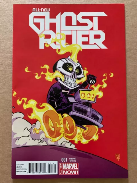 All-New Ghost Rider #1 Skottie Young Variant Cover, 1St App. Robbie Reyes, Vf/Nm