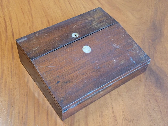 Antique Portable Travel Writing Desk for Fountain Pens