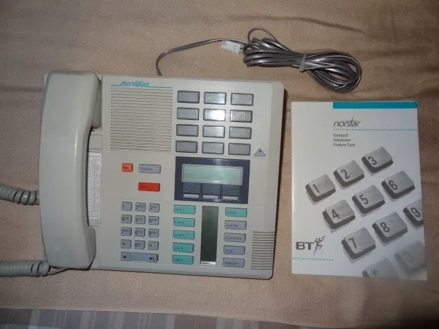BT Meridian Norstar Telephone M7310 Cream - in very good Condition