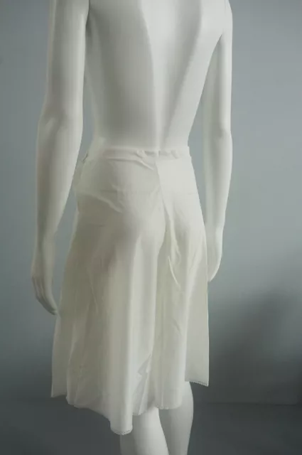 Sottoveste Bianco Nyltest No-Static Rösch Taglia 70s 38