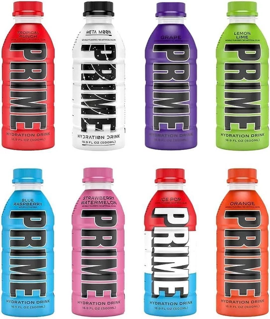 PRIME HYDRATION MUSCLE Recovery Drink Energy BCCA Drinks By Logan Paul