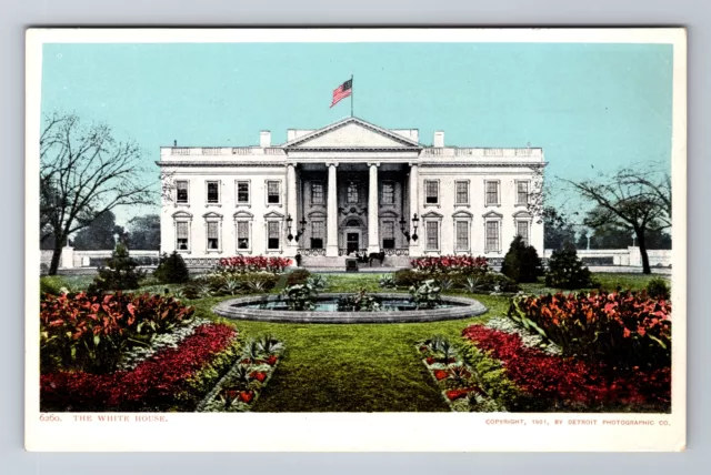 Washington DC-The White House, Antique, Vintage Souvenir Postcard