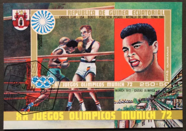 Äquatorialguinea: Michel Block-Nr. 14 "Olymp. Sommerspiele´72" aus 1972, gest.