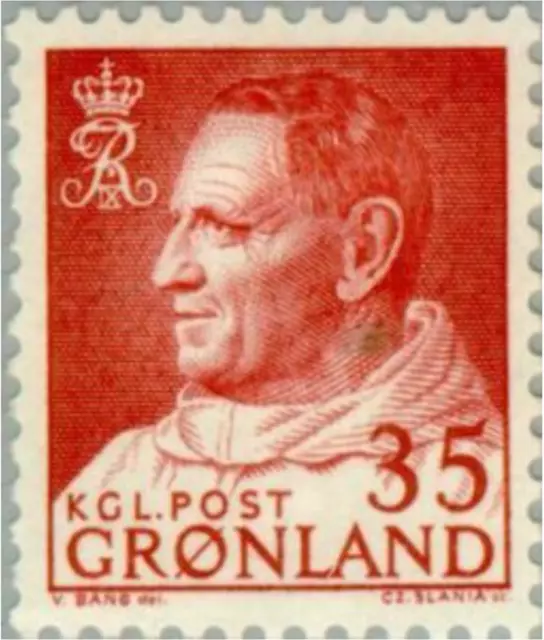 Greenland #Mi54 MNH 1964 King Frederick IX [56]