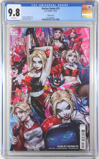 Harley Quinn #21 (Derrick Chew Variant) Comic Book ~ Cgc Graded 9.8 Nm/M