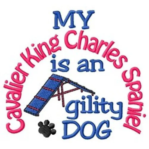 My Cavalier King Charles Spaniel is An Agility Dog Fleece Jacket - DC1996L